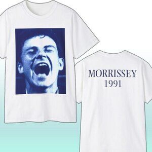 Morrissey T-Shirt 1991 Kill Uncle Tour Harvey Keitel 2 Sided Graphic 86